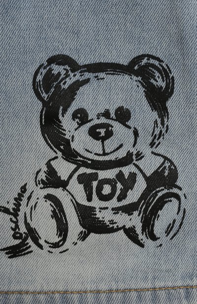 Джинсовая юбка-шорты MOSCHINO, арт. HDQ017/L0E25/10-14, фото 3