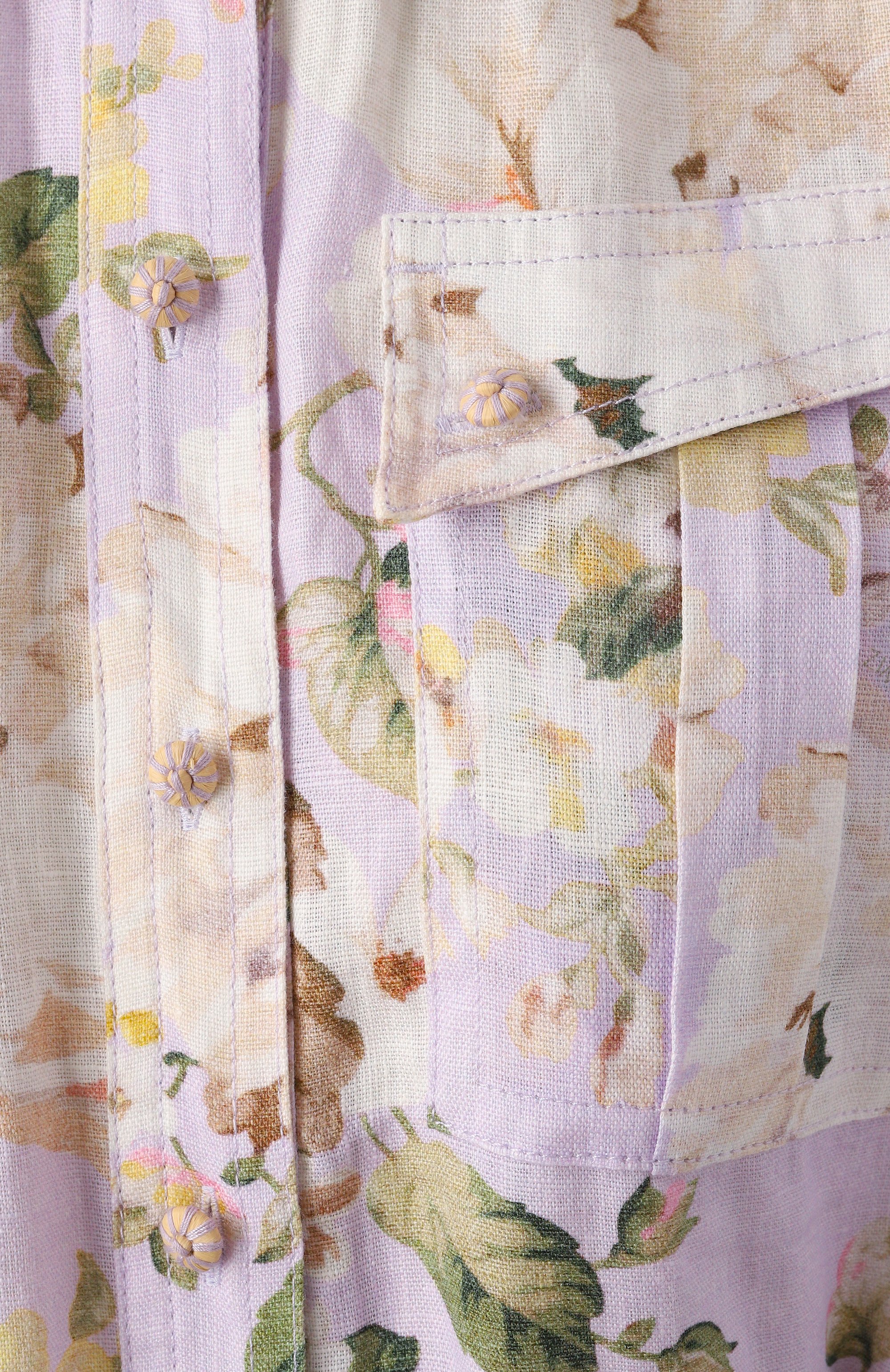 Льняной комбинезон ZIMMERMANN, арт. 3112YRS252, фото 6