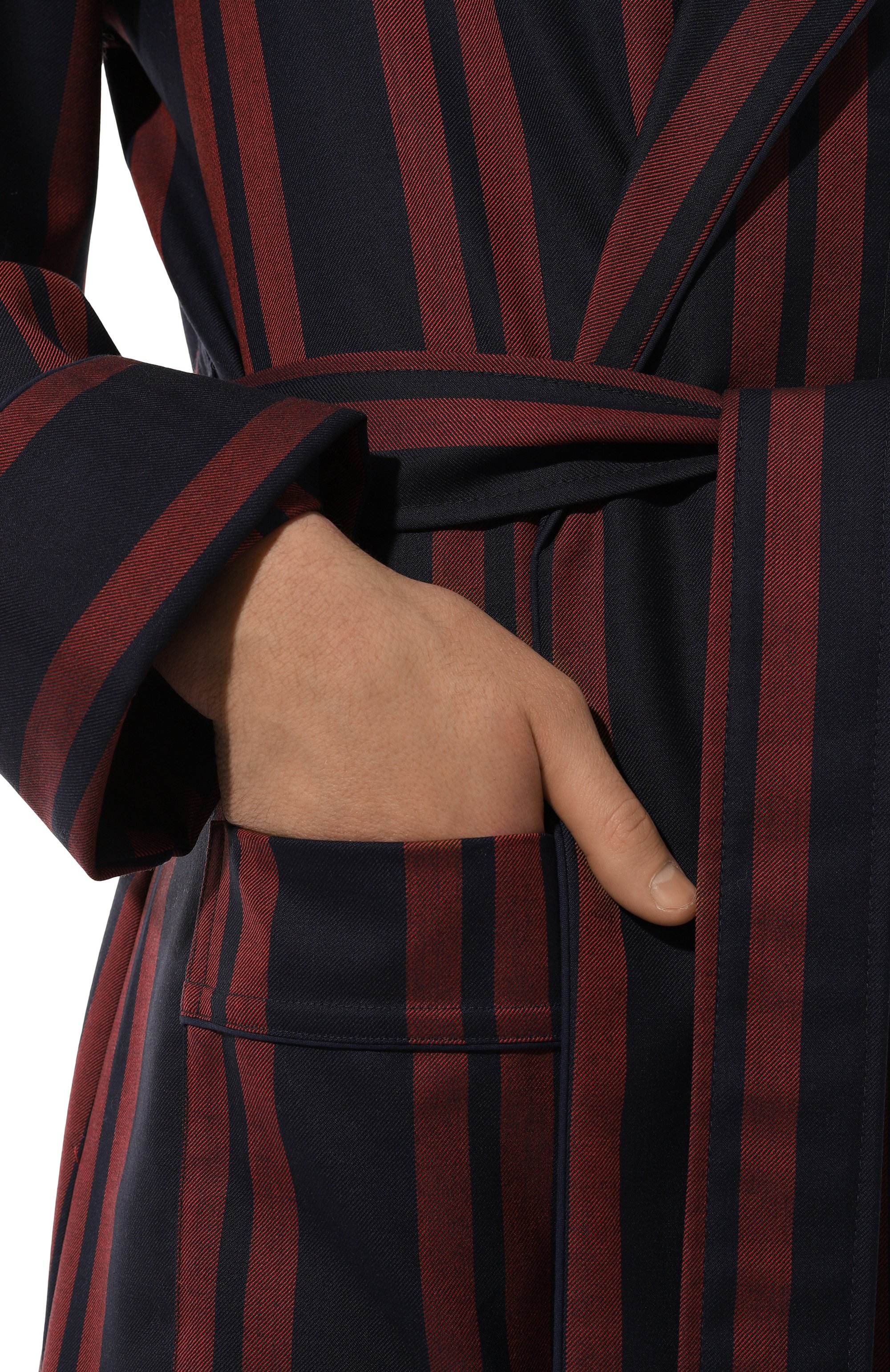 Шерстяной халат DEREK ROSE, арт. 5515/Y0RK042, фото 5