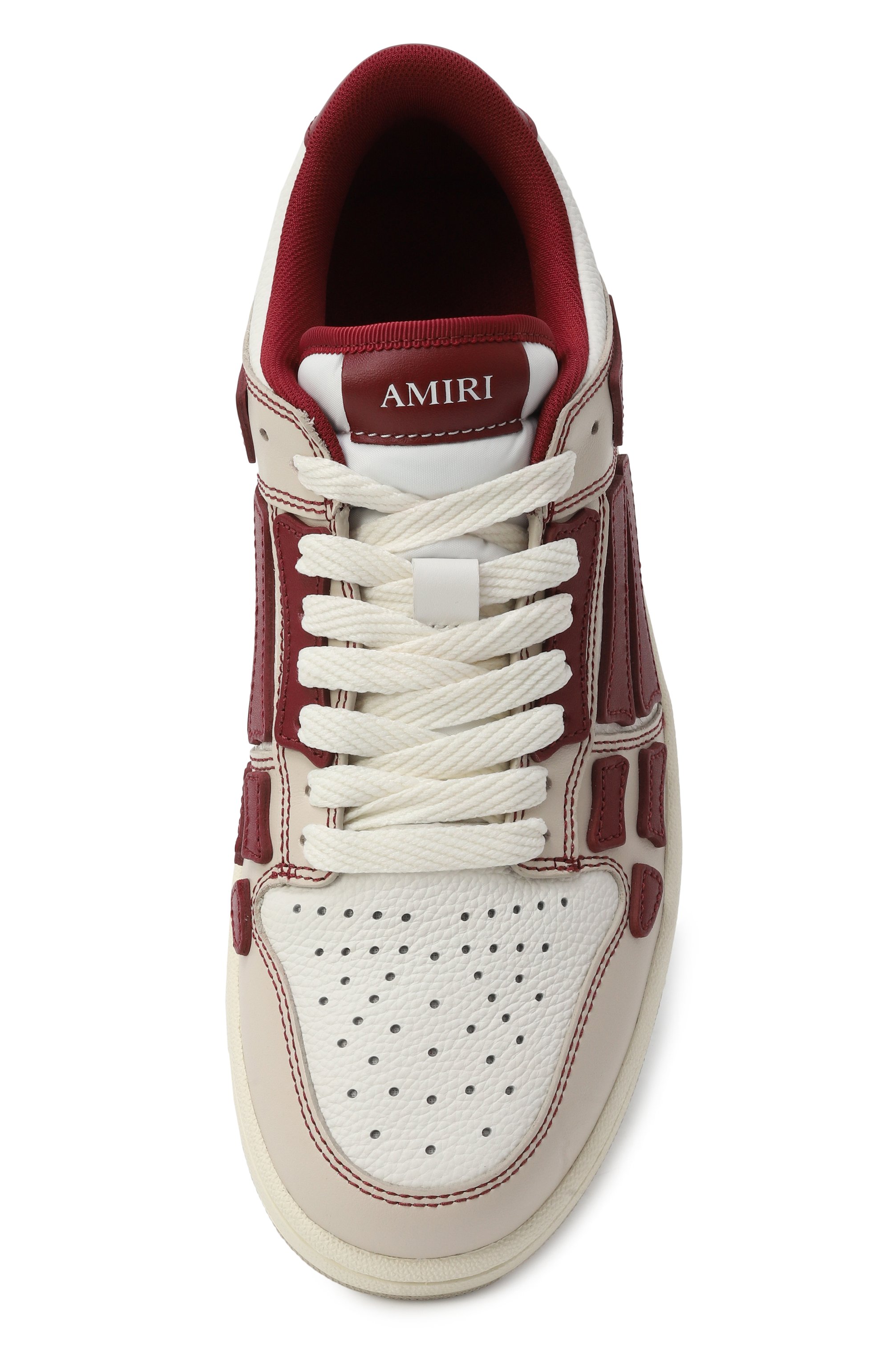 Кожаные кеды varsity skel top AMIRI, арт. AMF0SR1077, фото 6