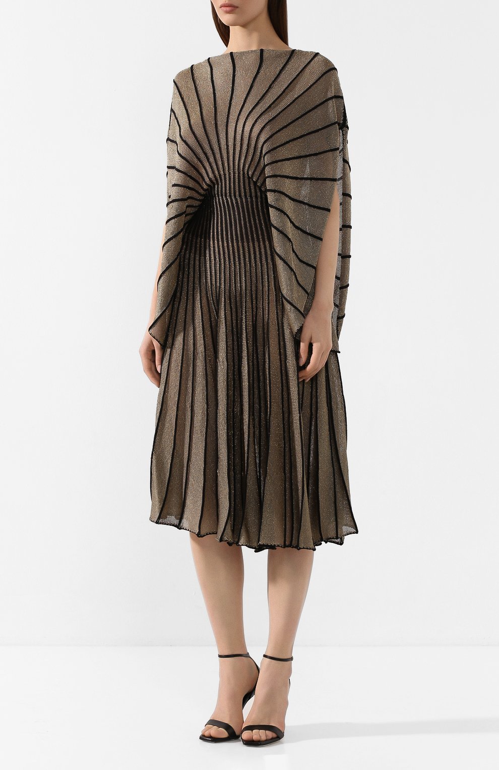 Платье из смеси вискозы и хлопка STELLA MCCARTNEY, арт. 600922/S2188, фото 3