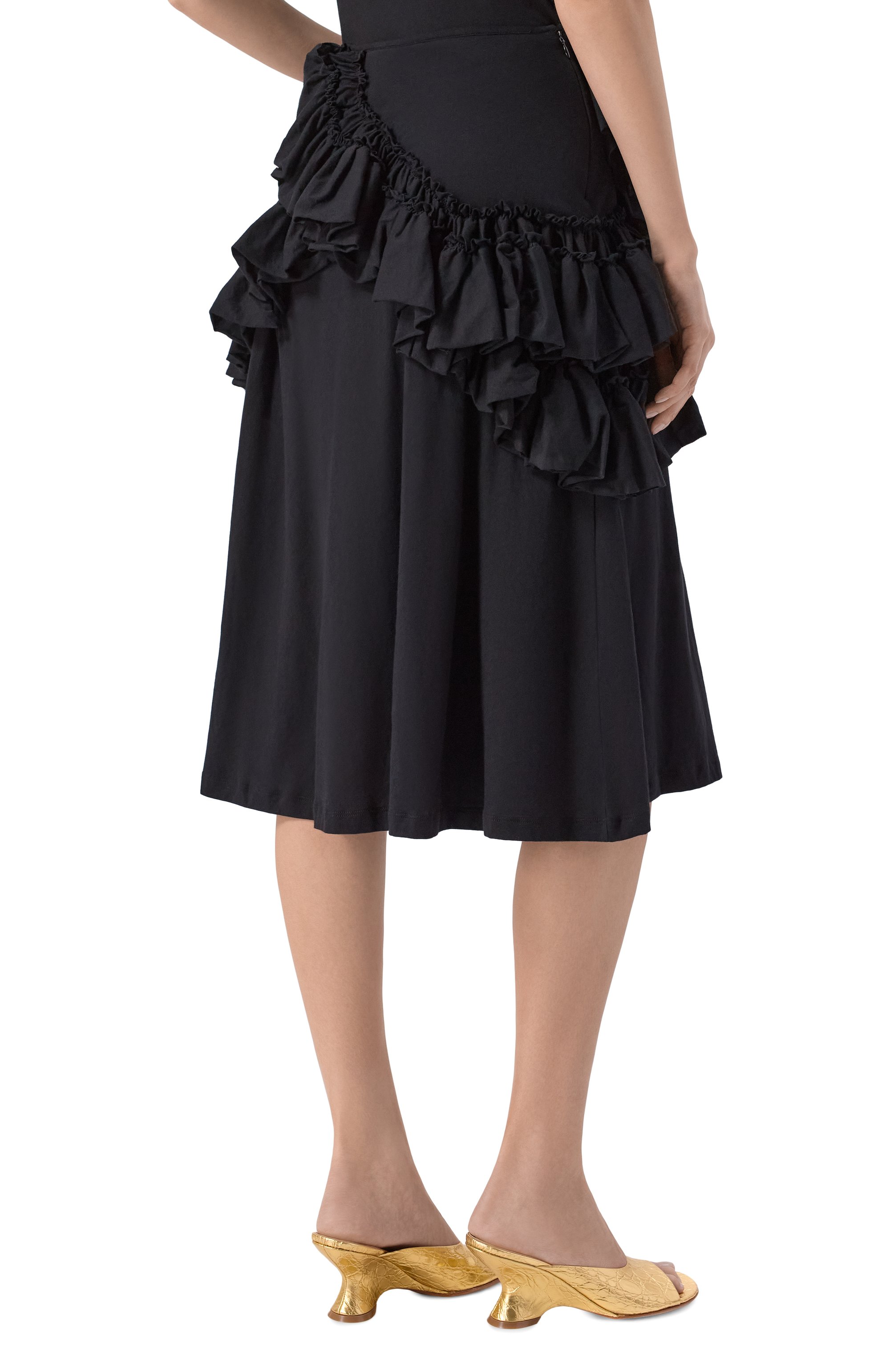 Хлопковая юбка DRIES VAN NOTEN, арт. 011145/3606, фото 4