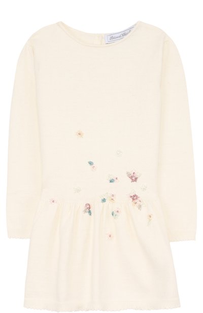 Платье из смеси хлопка и кашемира с вышивкой бисером TARTINE ET CHOCOLAT, арт. TK30011/2A-3A, фото 1