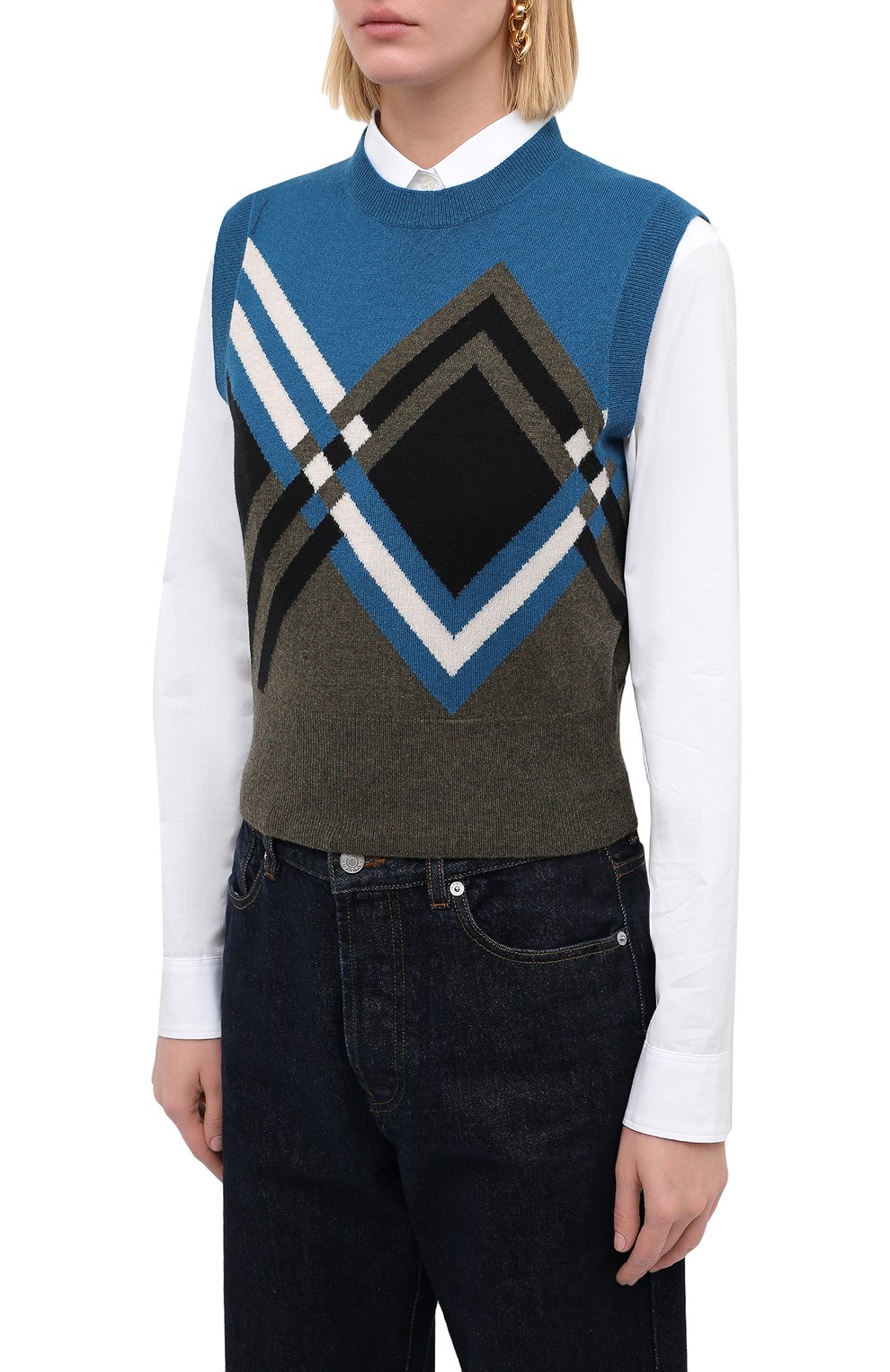 Жилет из кашемира и шерсти DRIES VAN NOTEN, арт. 202-11244-1716, фото 3