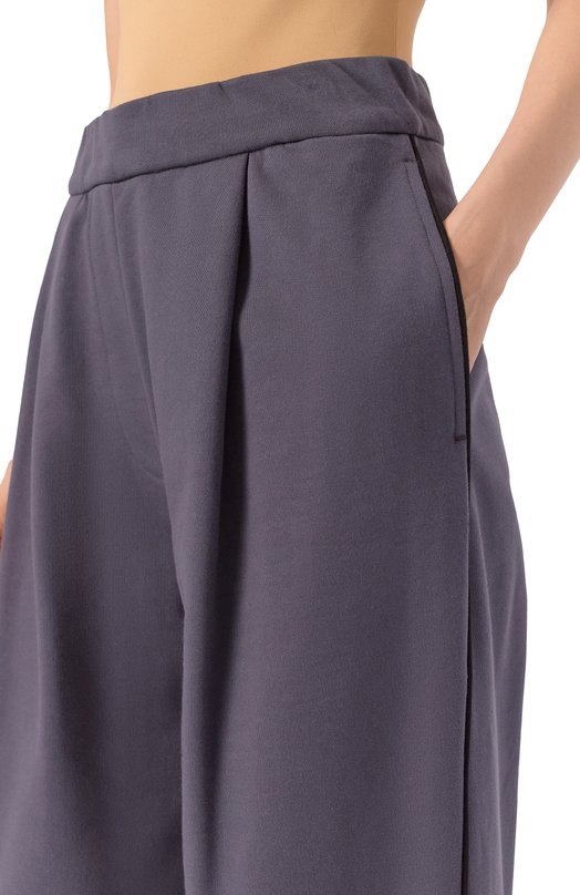 Хлопковые брюки Dries Van Noten 252-011138-2611 Серый  252-011138-2611 Фото 5