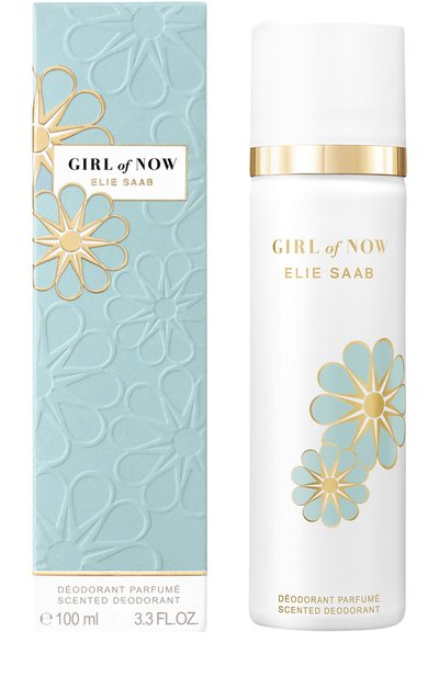 Дезодорант-спрей girl of now (100ml) ELIE SAAB бесцветного цвета по цене 2400 руб., арт. 399715BP, фото 2 Дезодорант-спрей girl of now (100ml) ELIE SAAB, арт. 399715BP, фото 2