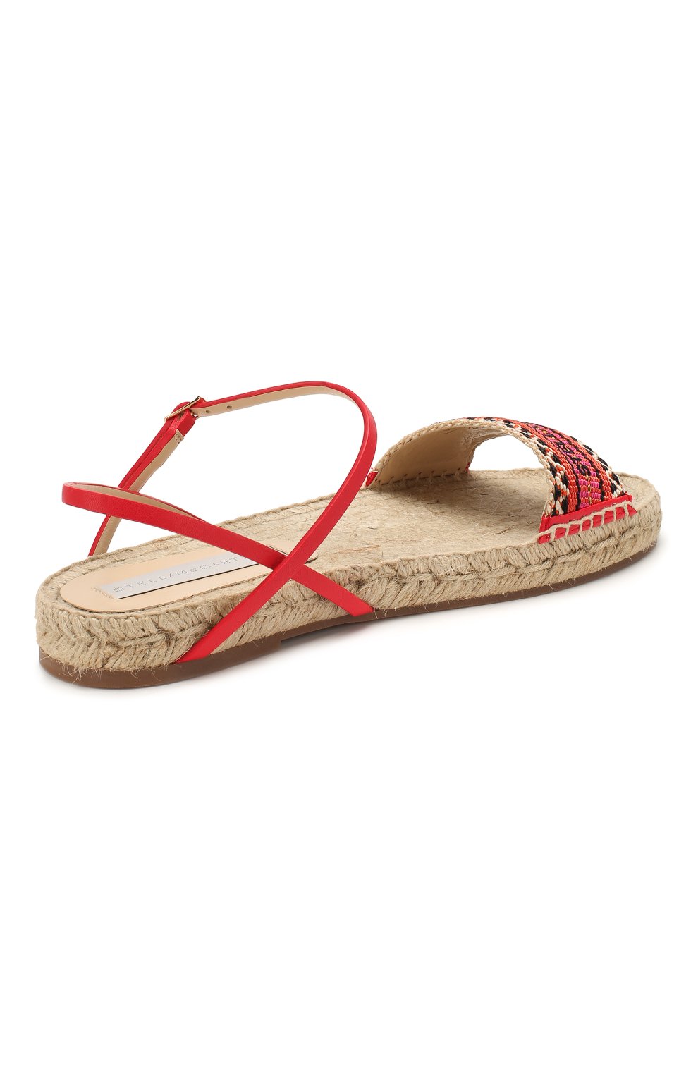 Текстильные сандалии STELLA MCCARTNEY оранжевого цвета по цене 38300 руб., арт. 800155/N0083, фото 4 Текстильные сандалии STELLA MCCARTNEY, арт. 800155/N0083, фото 4