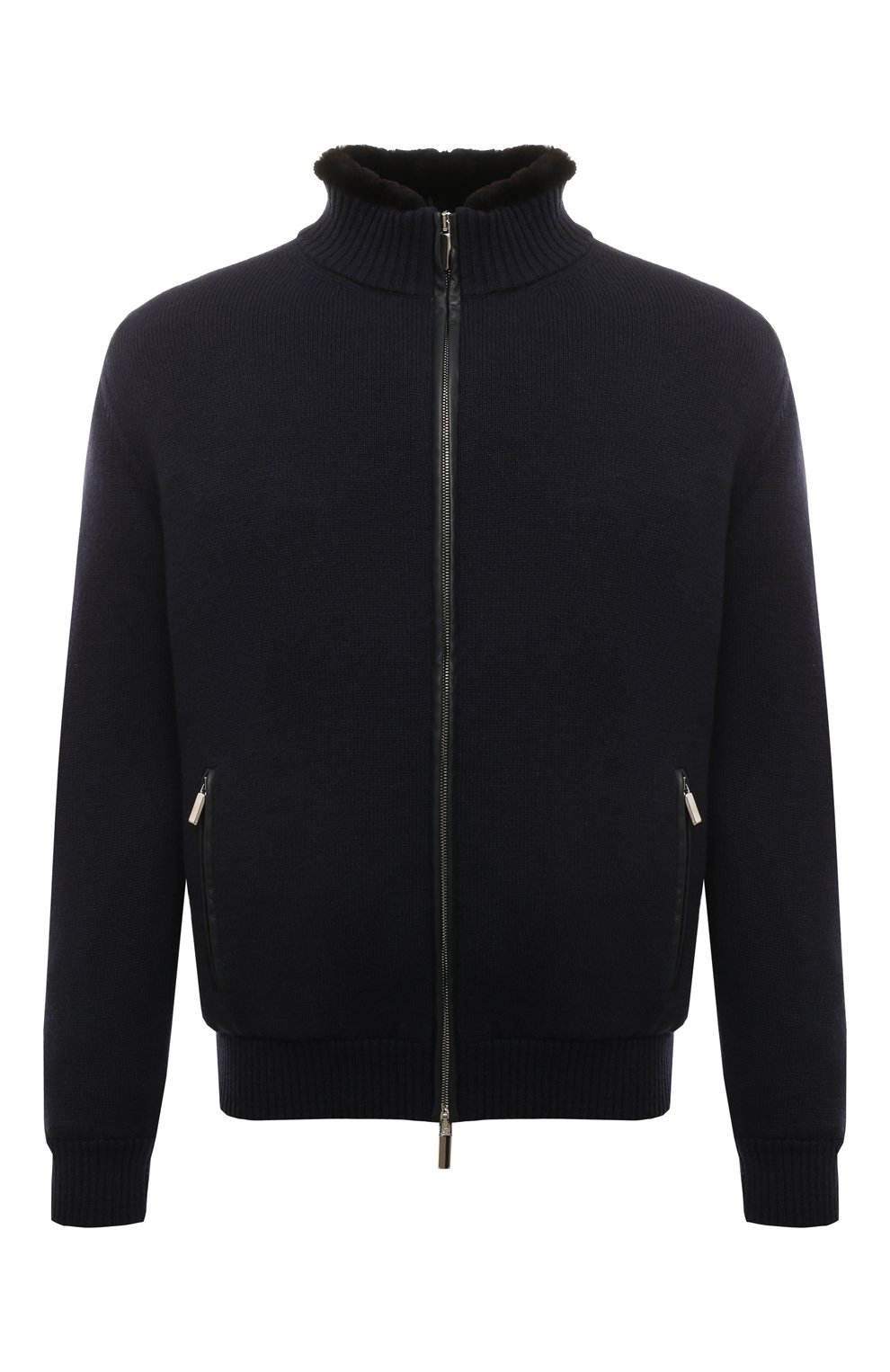 Кашемировый кардиган с подкладкой из бобра ANDREA CAMPAGNA, арт. WU22-9540C, фото 1