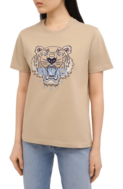 Хлопковая футболка KENZO, арт. FB52TS9124YE, фото 3