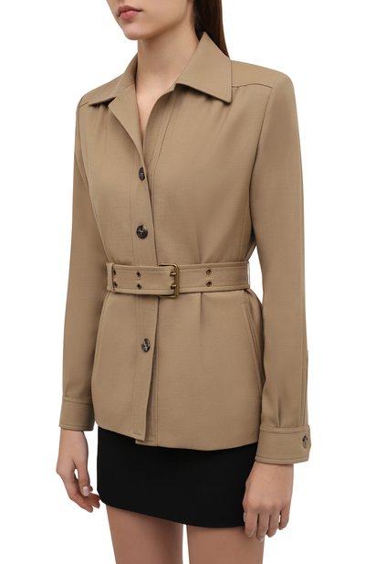 Шерстяной жакет SAINT LAURENT, арт. 648679/Y7B73, фото 3