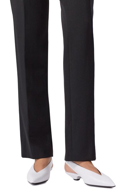 Кожаные туфли beak 25 SERGIO ROSSI белого цвета по цене 83200 руб., арт. B13200/MMVN13, фото 2 Кожаные туфли beak 25 SERGIO ROSSI, арт. B13200/MMVN13, фото 2