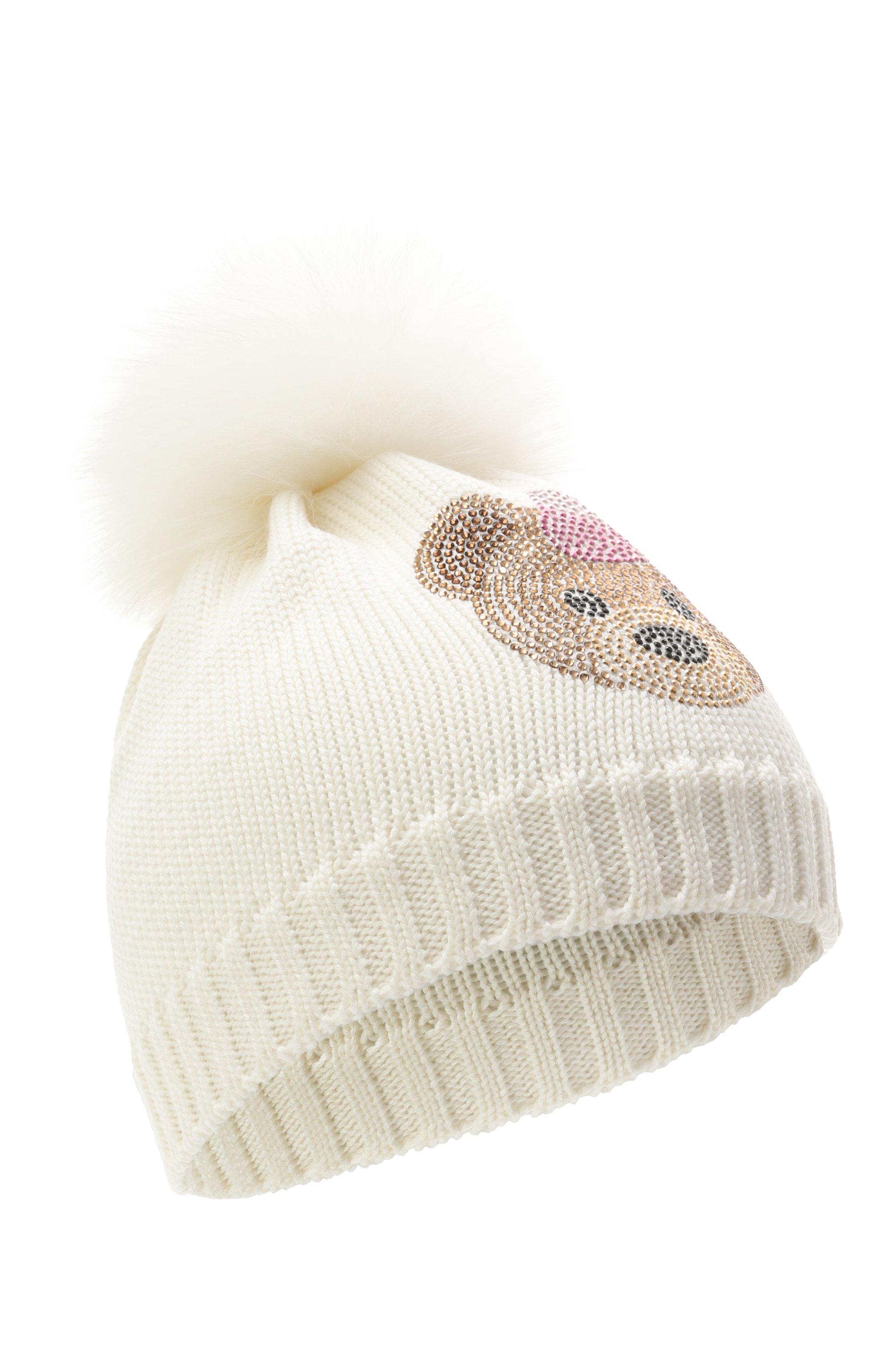 Шерстяная шапка CATYA молочного цвета по цене 11900 руб., арт. 529549/F, фото 1 Шерстяная шапка CATYA, арт. 529549/F, фото 1