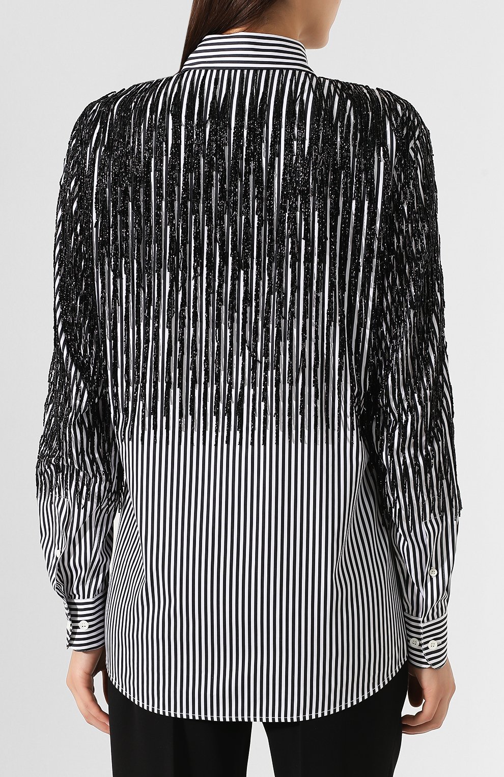 Хлопковая рубашка DRIES VAN NOTEN, арт. 191-10755-7215, фото 4