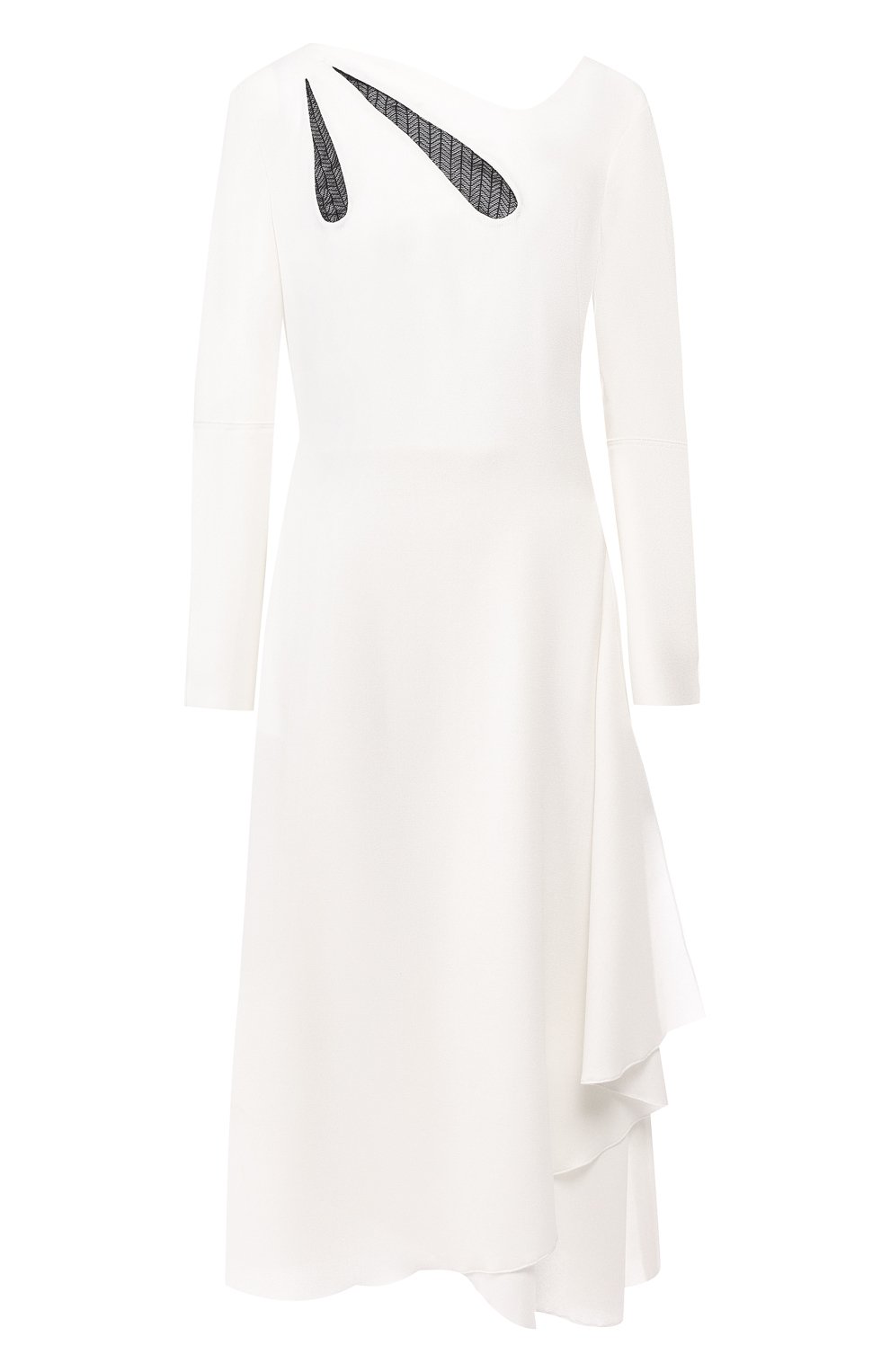 Шерстяное платье ROLAND MOURET белого цвета по цене 217000 руб., арт. SS19/S0672/F0318, фото 1 Шерстяное платье ROLAND MOURET, арт. SS19/S0672/F0318, фото 1