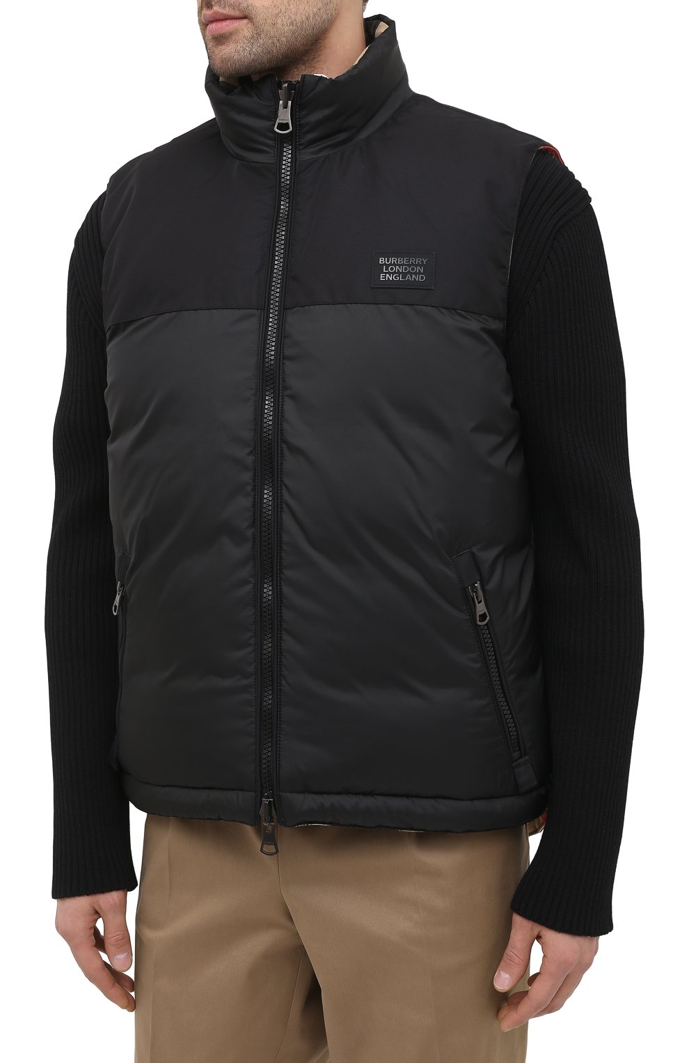 Двусторонний пуховый жилет BURBERRY, арт. 8032997, фото 6