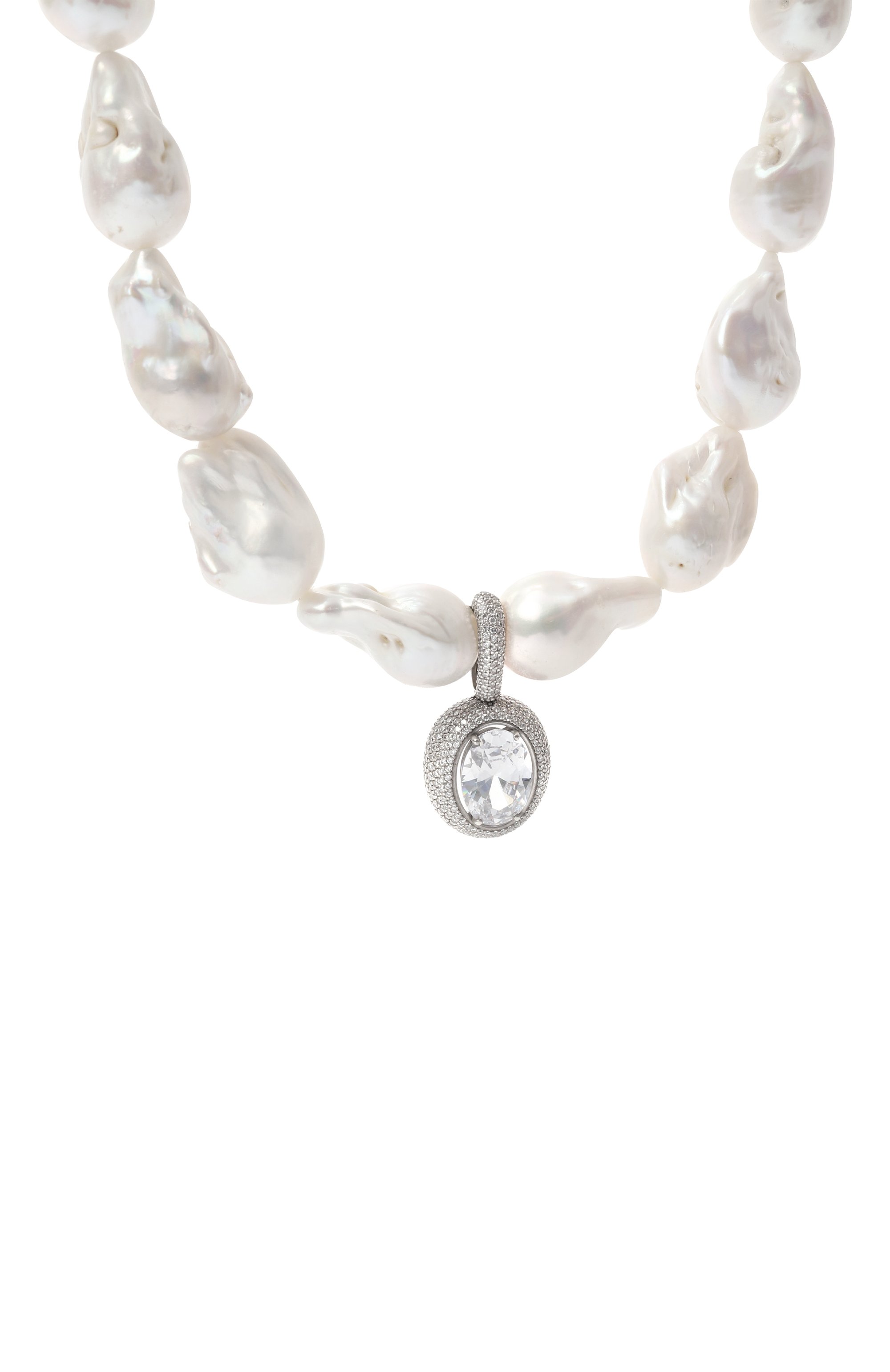 Колье pearl shadow BLUEJAY белого цвета по цене 74800 руб., арт. BJ78-PS-W, фото 3 Колье pearl shadow BLUEJAY, арт. BJ78-PS-W, фото 3