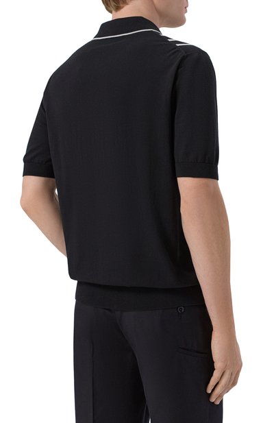 Хлопковая рубашка GRAN SASSO черного цвета по цене 35300 руб., арт. 59135/18066, фото 4 Хлопковая рубашка GRAN SASSO, арт. 59135/18066, фото 4