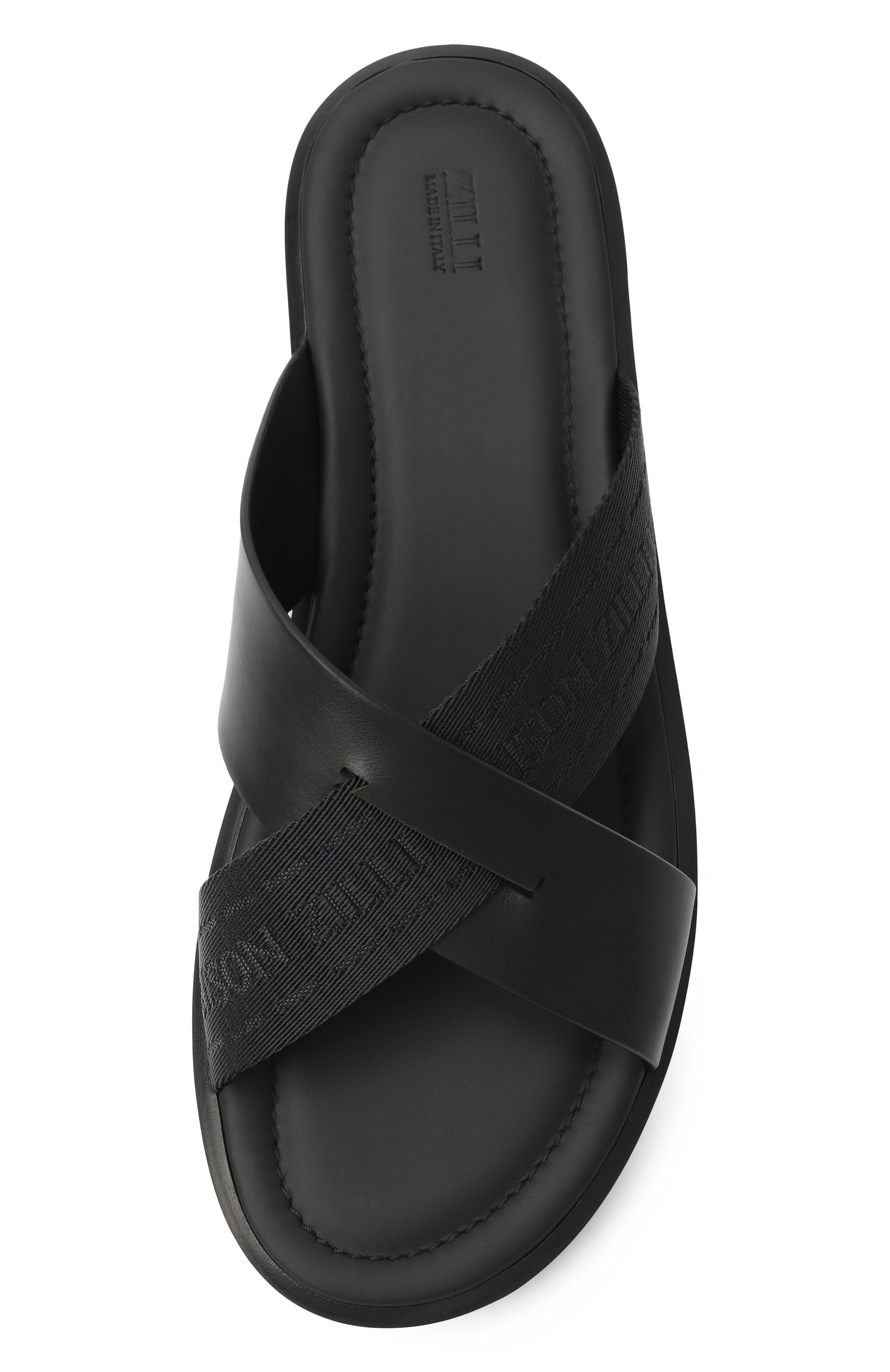 Комбинированные шлепанцы ZILLI, арт. H0220AM1211VZSS02, фото 6