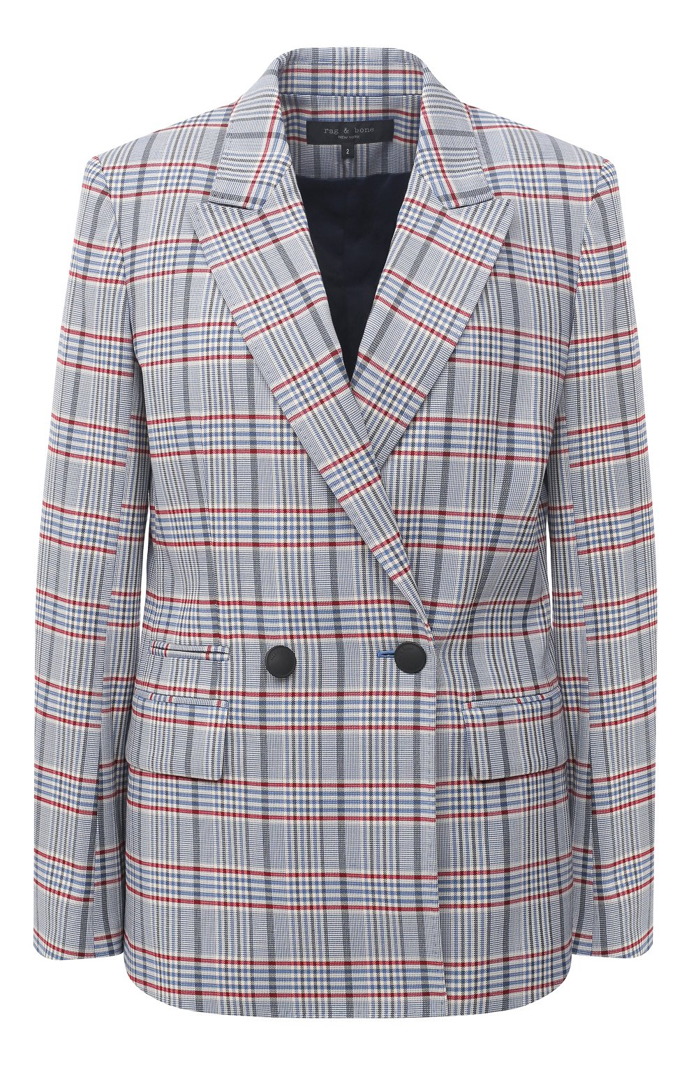 Жакет RAG AND BONE серого цвета по цене 55250 руб., арт. WAW20F40122Y12, фото 1 Жакет RAG AND BONE, арт. WAW20F40122Y12, фото 1
