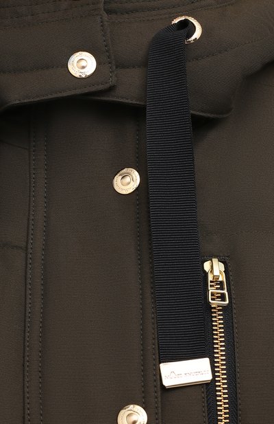Пуховик MOOSE KNUCKLES хаки цвета по цене 134000 руб., арт. M39LP206G, фото 5 Пуховик MOOSE KNUCKLES, арт. M39LP206G, фото 5