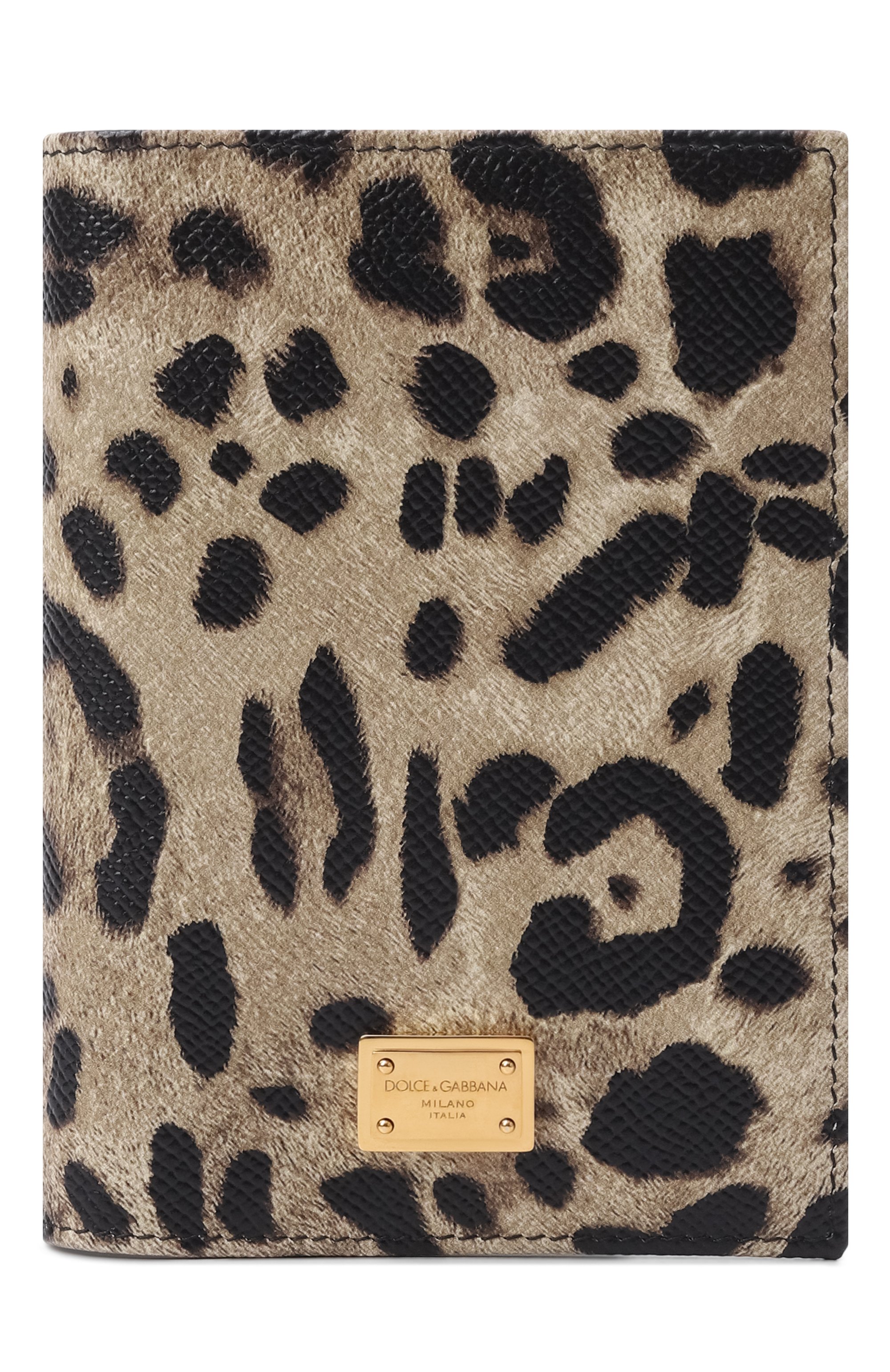 Кожаная обложка для паспорта DOLCE & GABBANA, арт. BI2215/AX566, фото 1