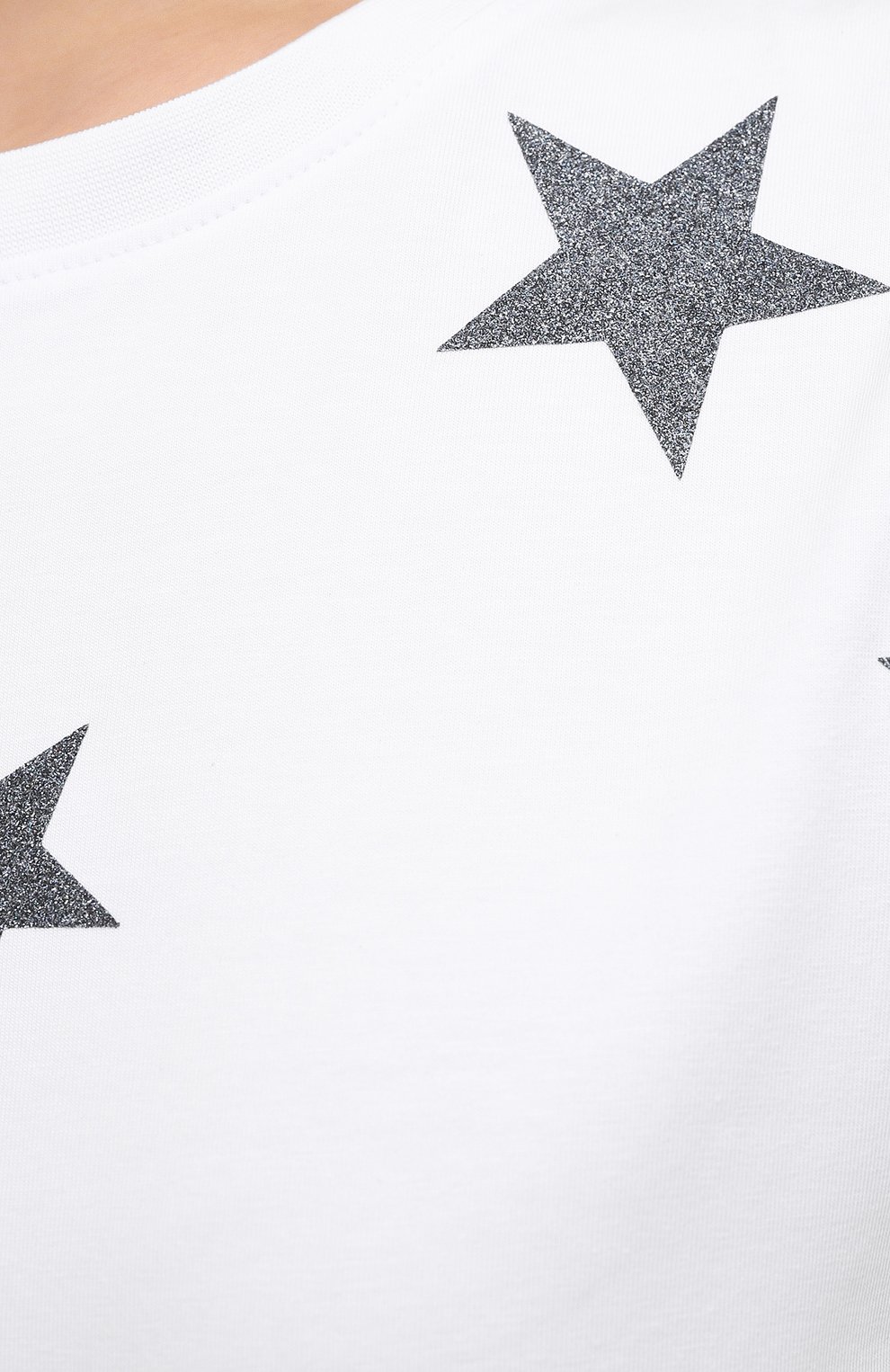 Хлопковая футболка SEVEN LAB, арт. T20-STARS-GMULTI white, фото 5
