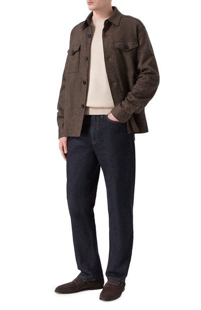 Замшевые пенни-лоферы GREEN GEORGE темно-коричневого цвета по цене 49950 руб., арт. 1018/LIGHT, фото 2 Замшевые пенни-лоферы GREEN GEORGE, арт. 1018/LIGHT, фото 2