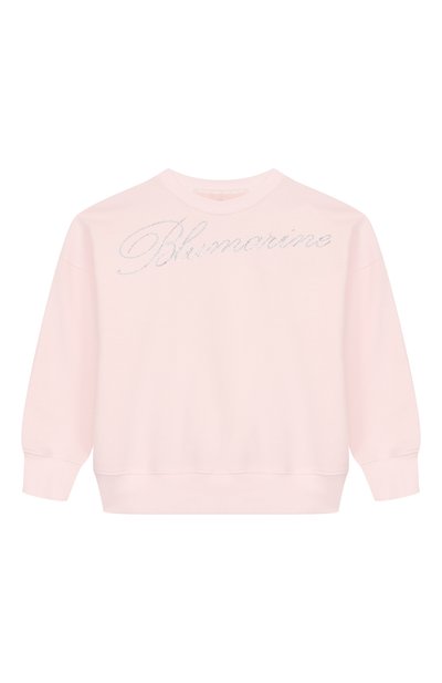 Хлопковый свитшот BLUMARINE, арт. BFFE001.0.FF010/6A-12A, фото 1