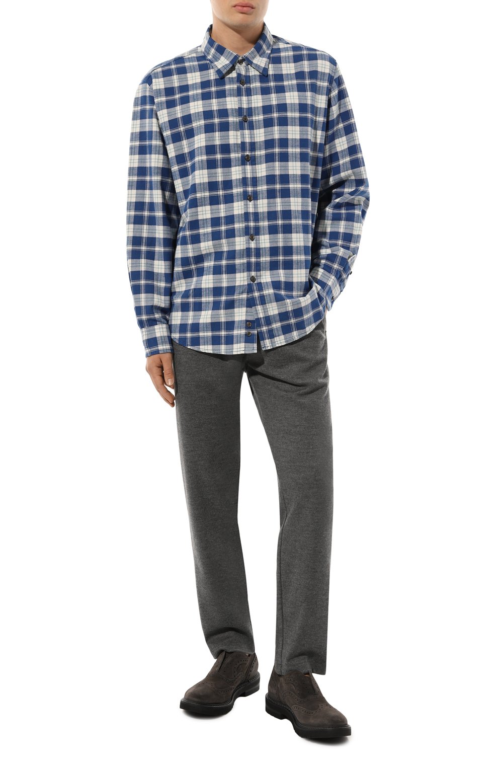 Хлопковая рубашка DIESEL, арт. A10620/0SHAW, фото 2