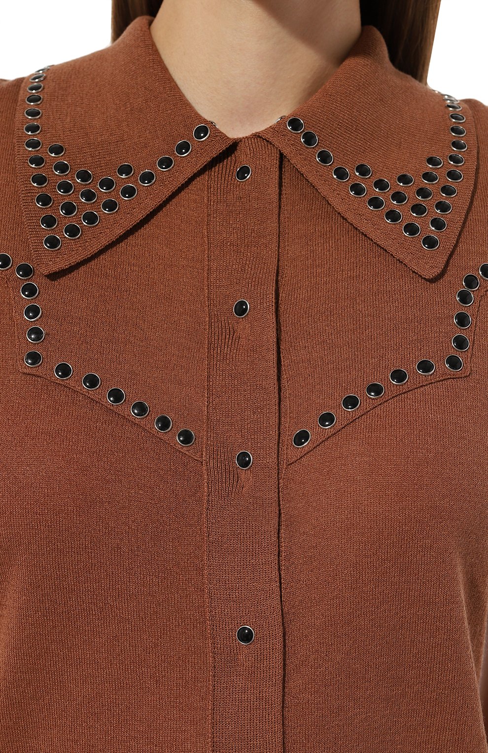 Топ из шерсти и хлопка DOROTHEE SCHUMACHER, арт. 610107, фото 5