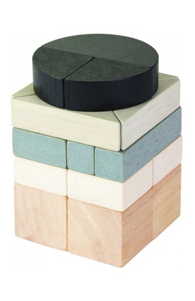 Игра блоки геометрия PLAN TOYS, арт. 5371, фото 3