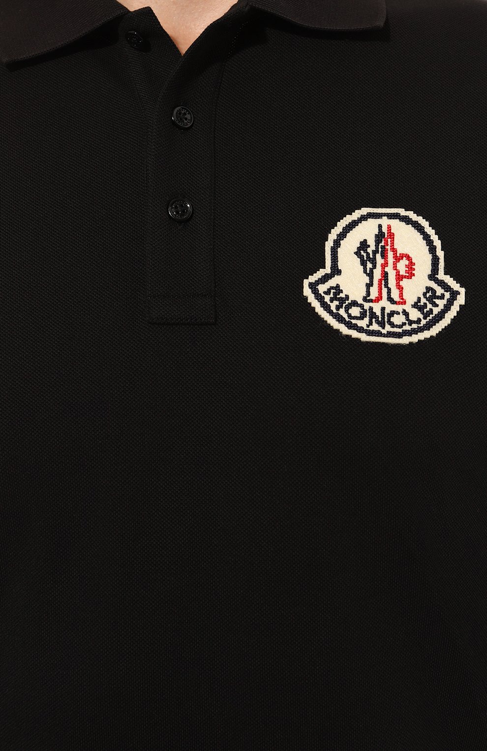 Хлопковое поло MONCLER, арт. 8A000-05-89A16, фото 5