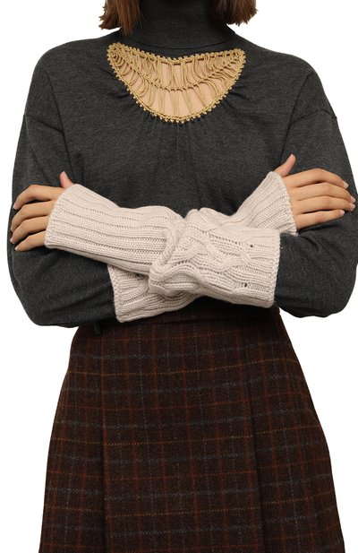 Кашемировые митенки ELEVENTY, арт. H86ACCH02/MAG0H059, фото 2