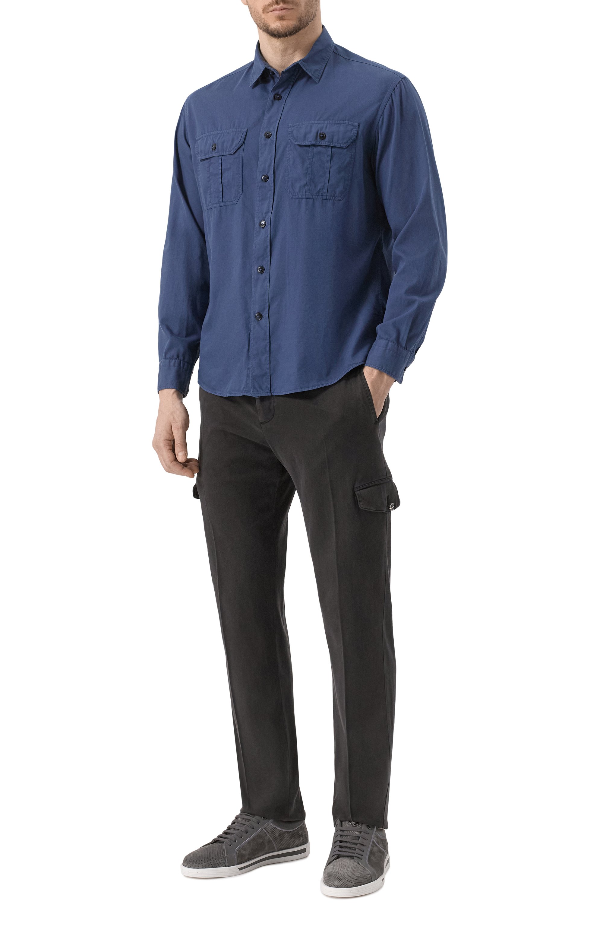 Брюки-карго из лиоцелла KITON, арт. UPLACTK0606F18, фото 2