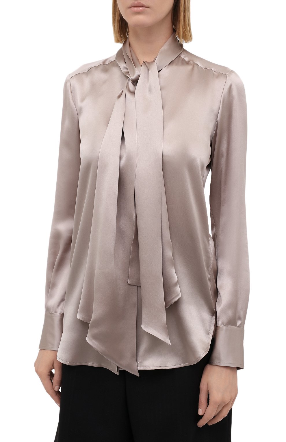 Шелковая блузка KITON, арт. D38455K03337, фото 3