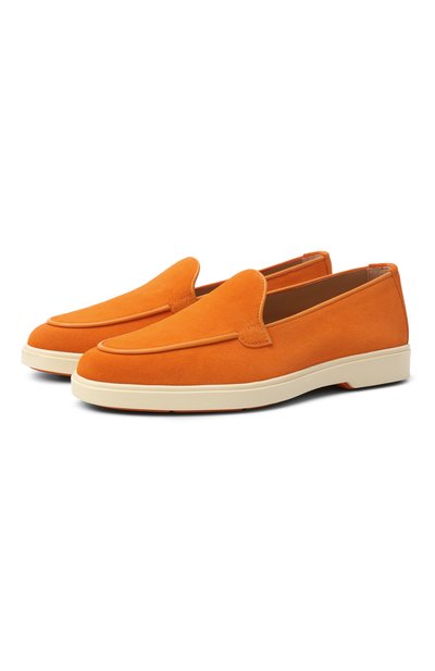 Женские замшевые лоферы SANTONI, арт. WUYG72027TISN0RB