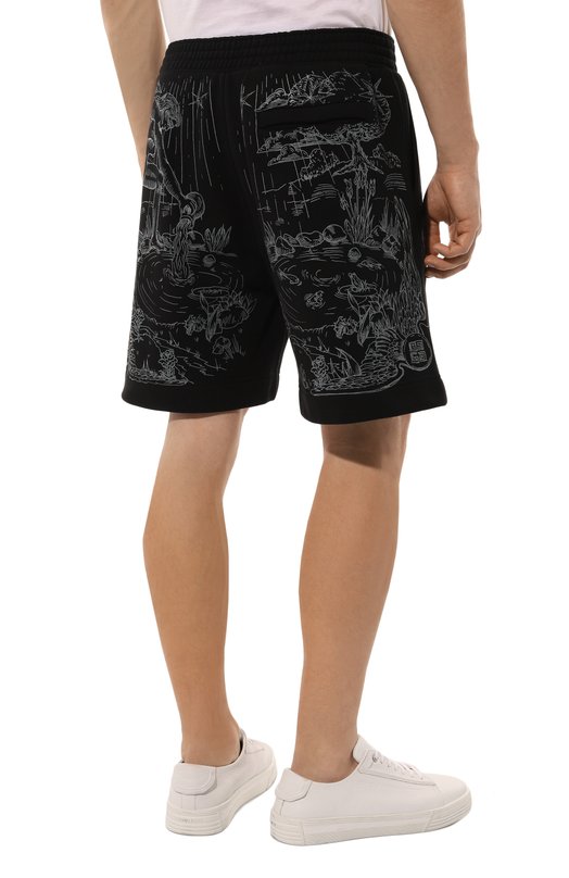 Хлопковые шорты Givenchy BM515J3YN0 Чёрный  BM515J3YN0 Фото 4