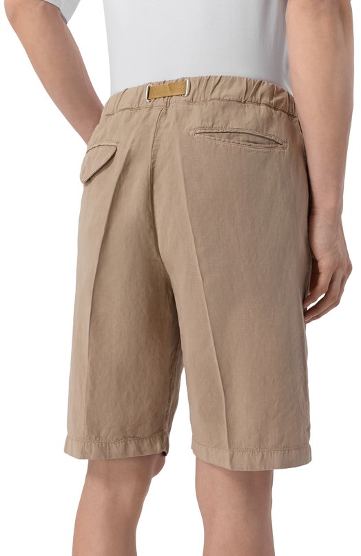 Шорты из лиоцелла и хлопка White Sand 26SU51/80 Бежевый  26SU51/80 Фото 4