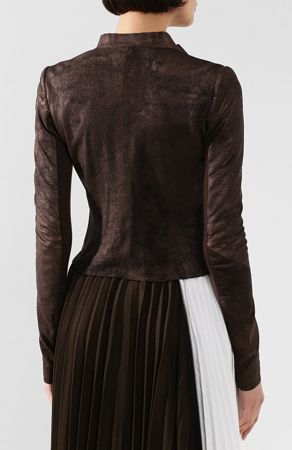 Кожаная куртка RICK OWENS, арт. RP20S1704/LBRM, фото 4