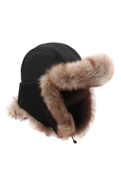 Шапка-ушанка с меховой отделкой GIORGIO ARMANI, арт. 747354/1A763, фото 1