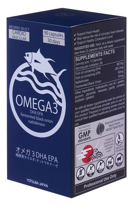 фото Бад для сердца и сосудов omega-3 yotsuba japan (90 шт.) enhel beauty