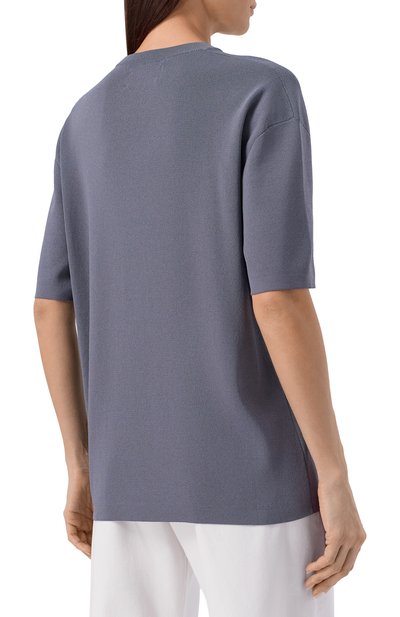 Пуловер из вискозы ARMARIUM серого цвета по цене 73350 руб., арт. ARMFWKN05/V016, фото 4 Пуловер из вискозы ARMARIUM, арт. ARMFWKN05/V016, фото 4