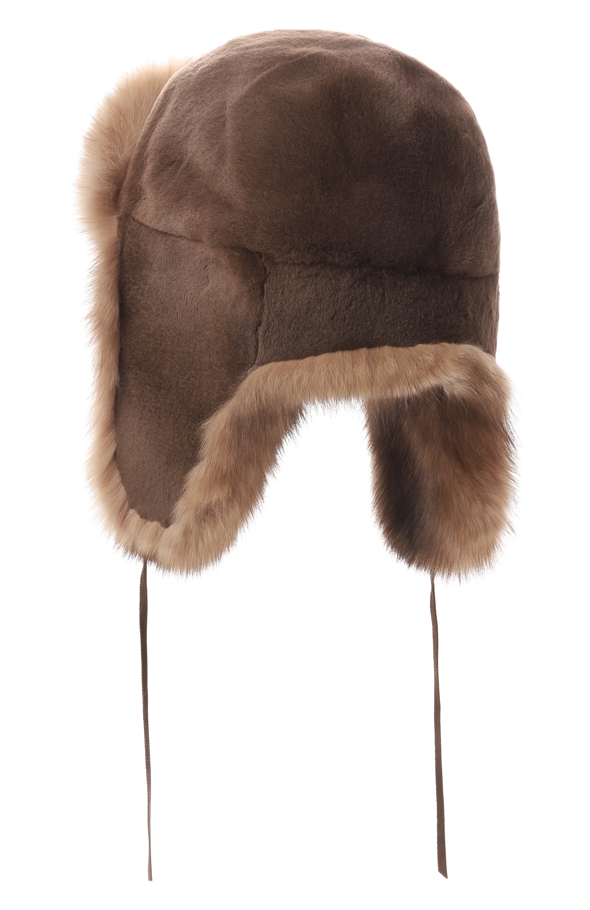 Меховая шапка-ушанка селин из норки и соболя FURLAND, арт. 0090907450187600000, фото 2