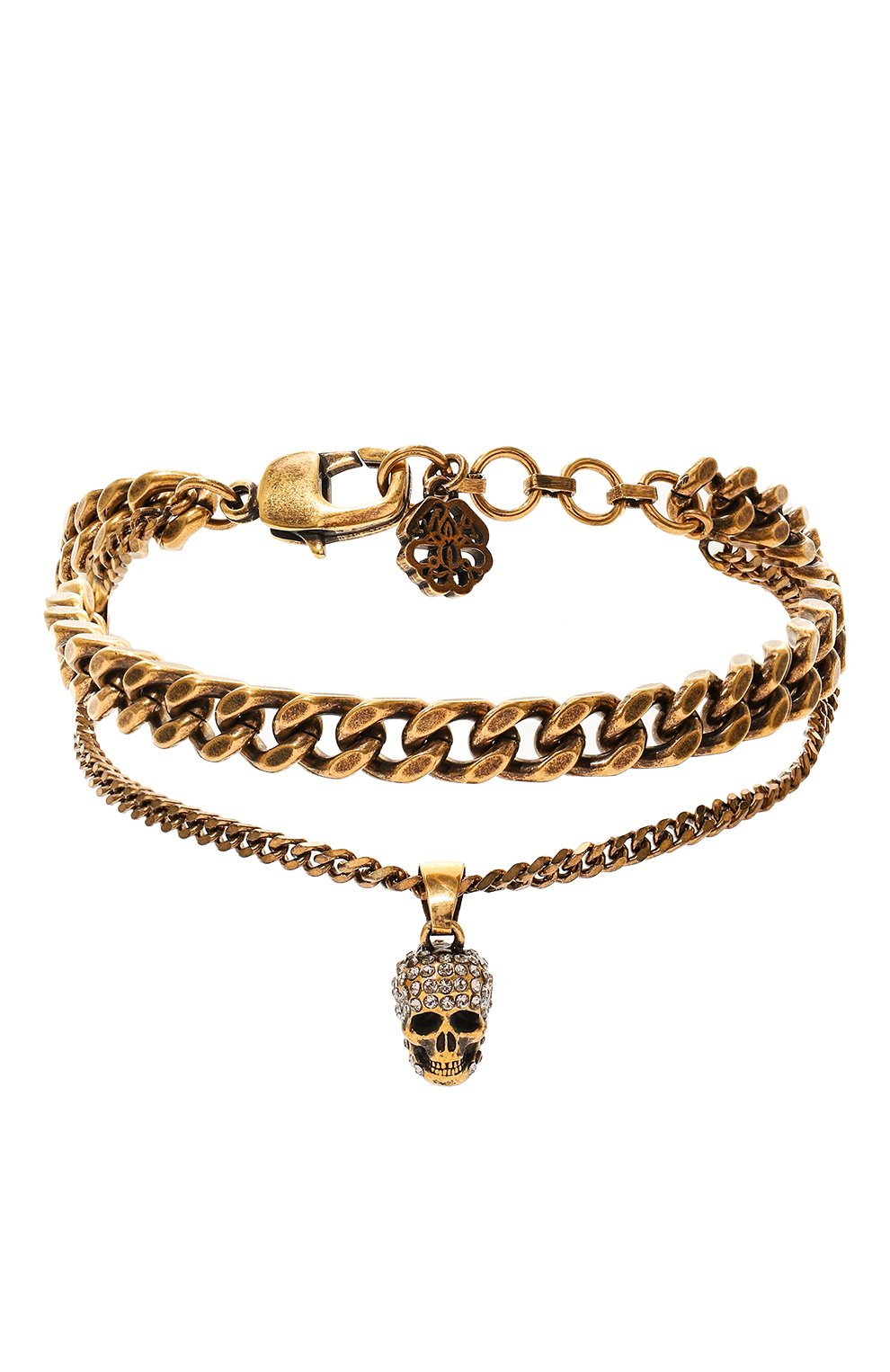 Браслет ALEXANDER MCQUEEN золотого цвета по цене 57150 руб., арт. 710491/J160T, фото 1 Браслет ALEXANDER MCQUEEN, арт. 710491/J160T, фото 1