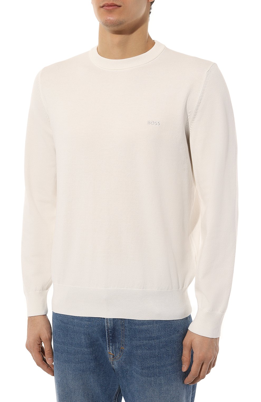 Хлопковый джемпер BOSS, арт. 50506023, фото 3