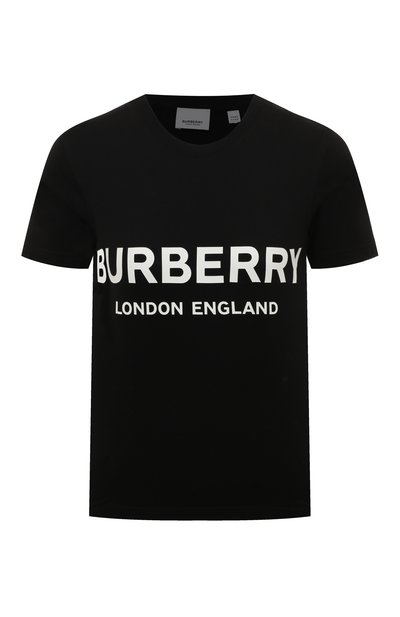 Женская хлопковая футболка BURBERRY, арт. 8011651