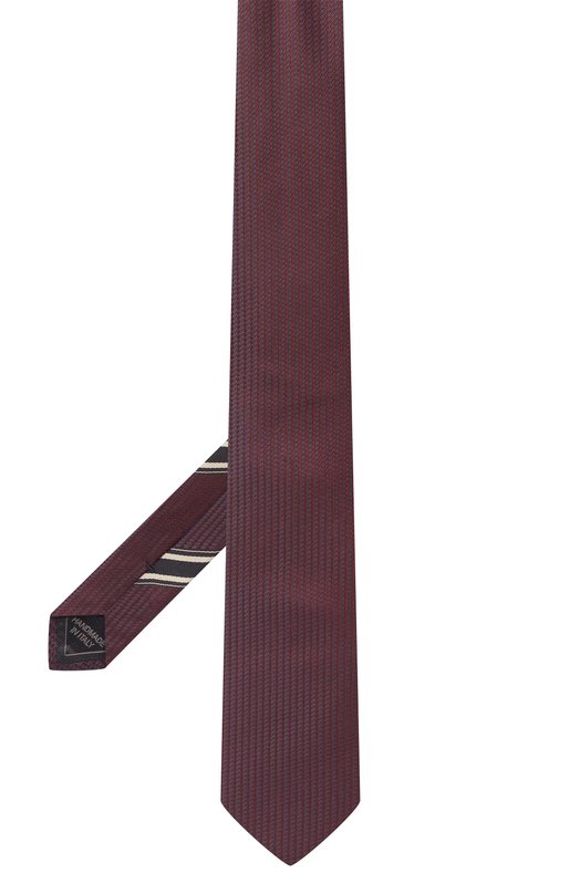 Шелковый галстук Brioni O61D00-PC434 Бордовый  O61D00-PC434 Фото 3
