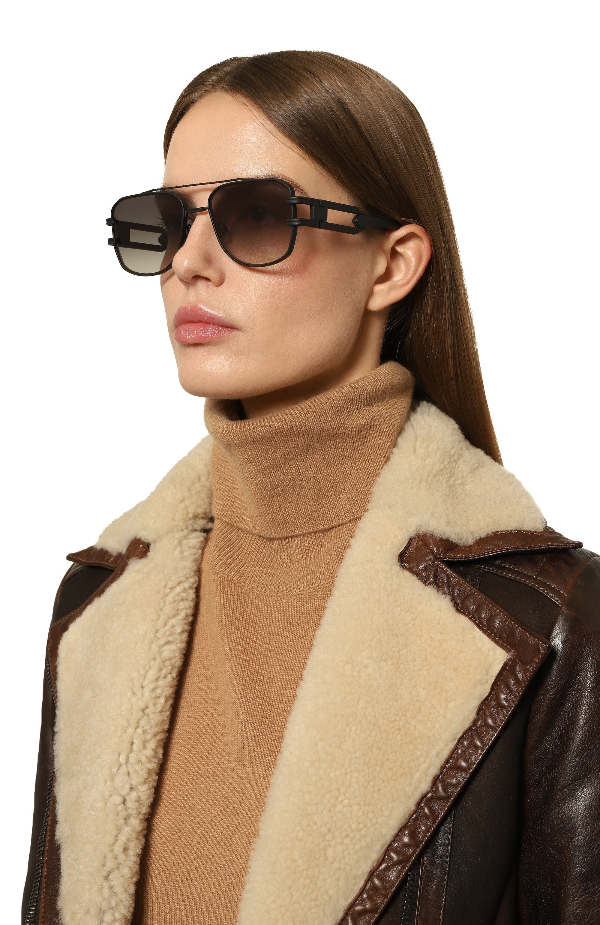 Солнцезащитные очки 9FIVE черного цвета по цене 39950 руб., арт. R0YALS XL-MATTE BLACK / GRADIENT, фото 2 Солнцезащитные очки 9FIVE, арт. R0YALS XL-MATTE BLACK / GRADIENT, фото 2