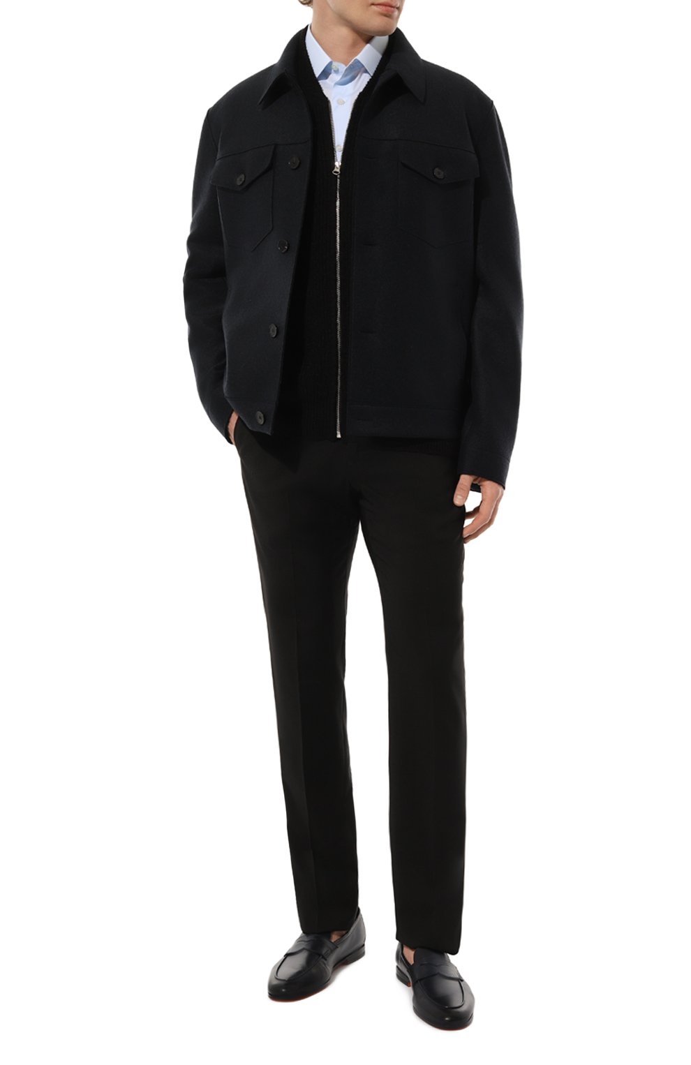 Шерстяные брюки EMPORIO ARMANI, арт. E31P0B/01504, фото 2