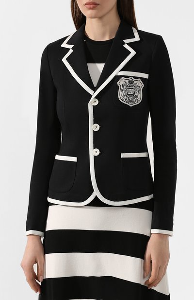 Хлопковый жакет POLO RALPH LAUREN, арт. 211792458, фото 3
